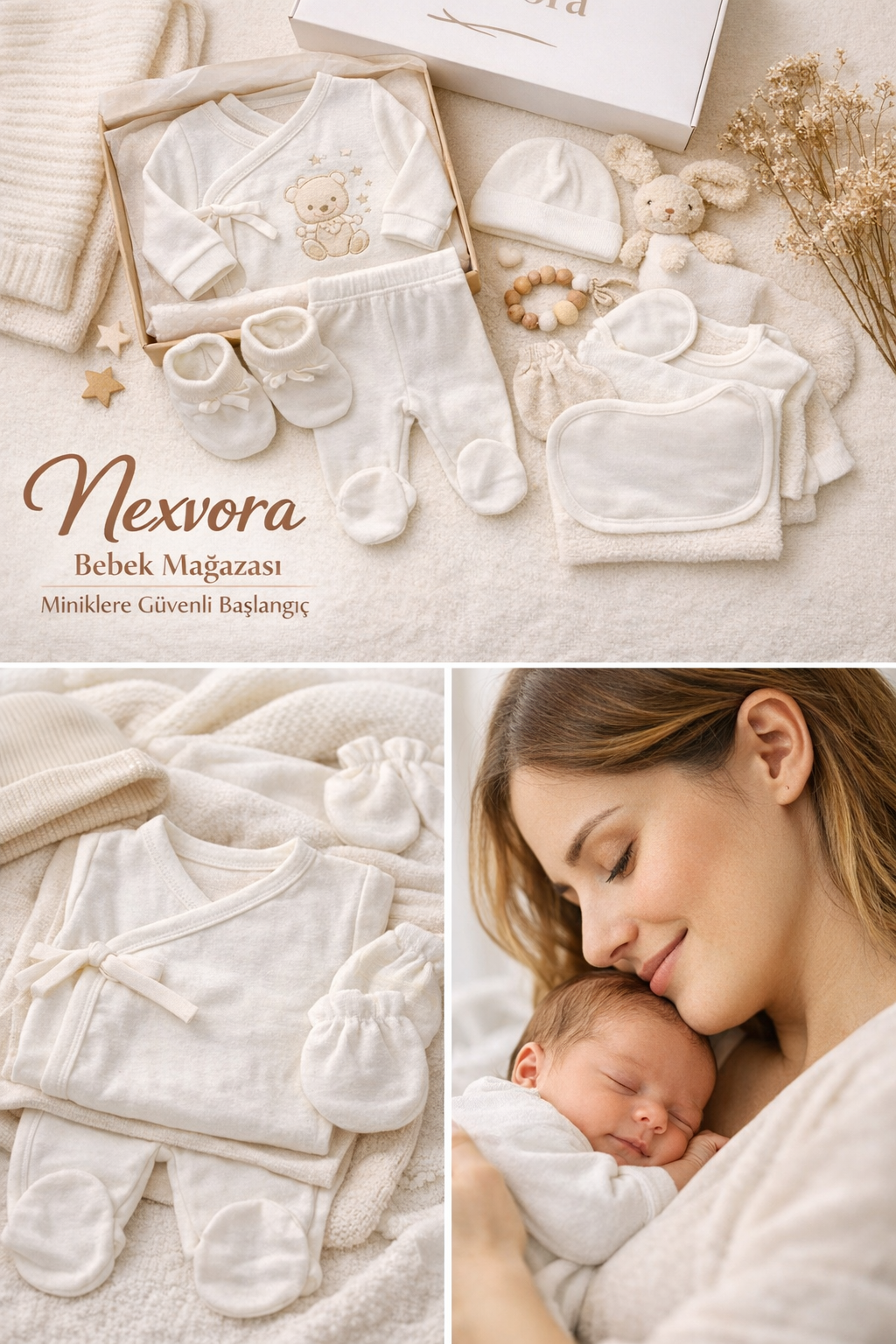 Nexvora Bebek Mağazası ile Yenidoğan Alışverişinde Güvenli Başlangıç