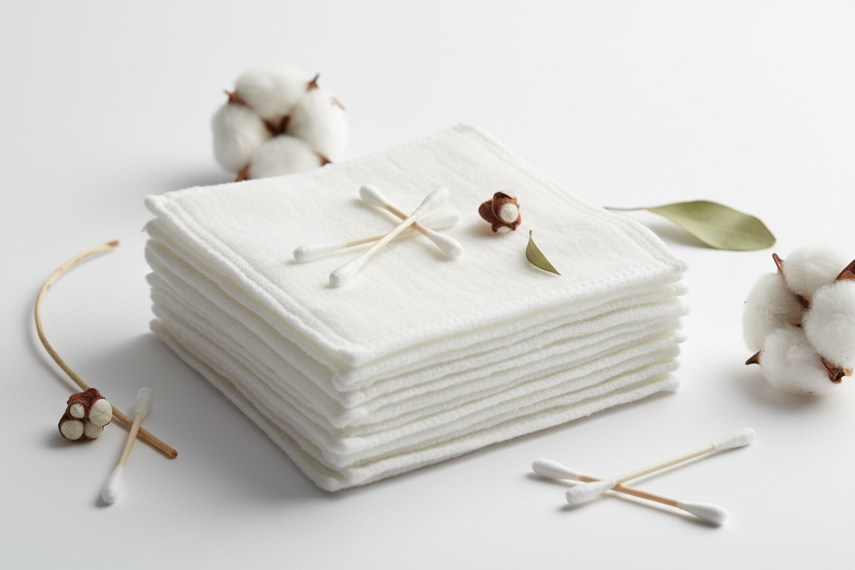 organic bebek ağız mendiller % 100 pamuk